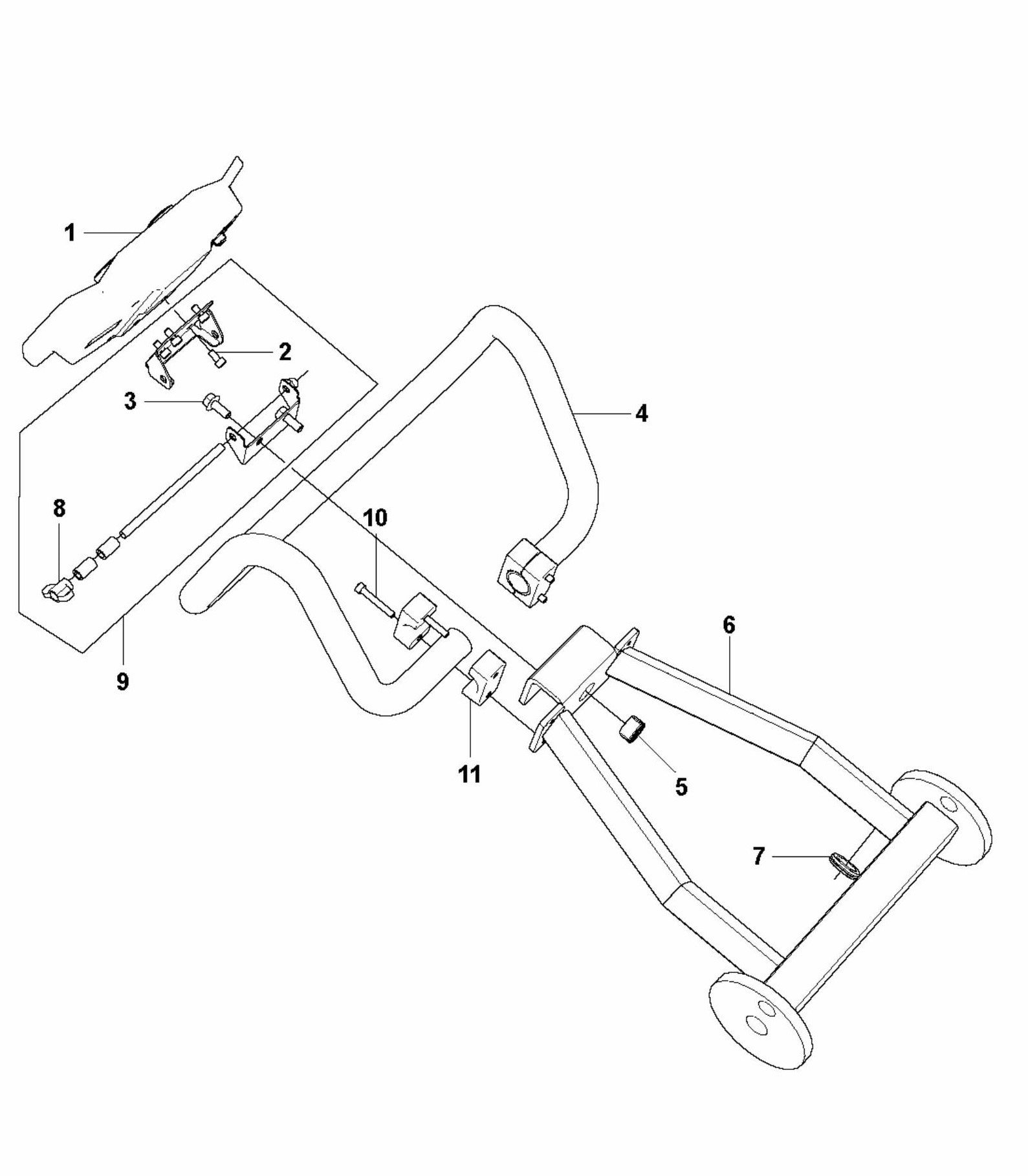HTC T5 (4 kW) Handle And Controls Assembly Parts