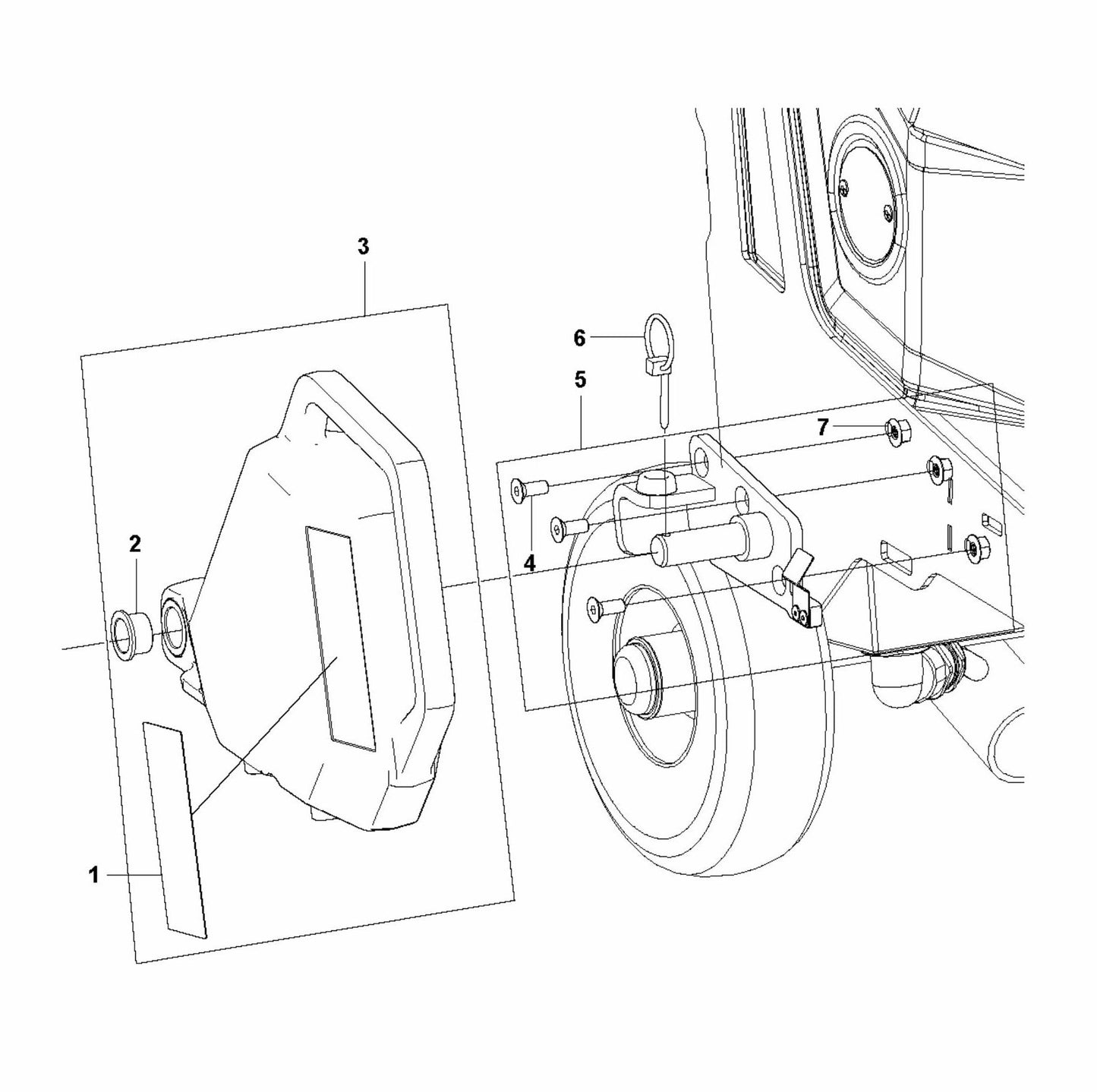 HTC T5 (2.2 kW) Weight Assembly Parts