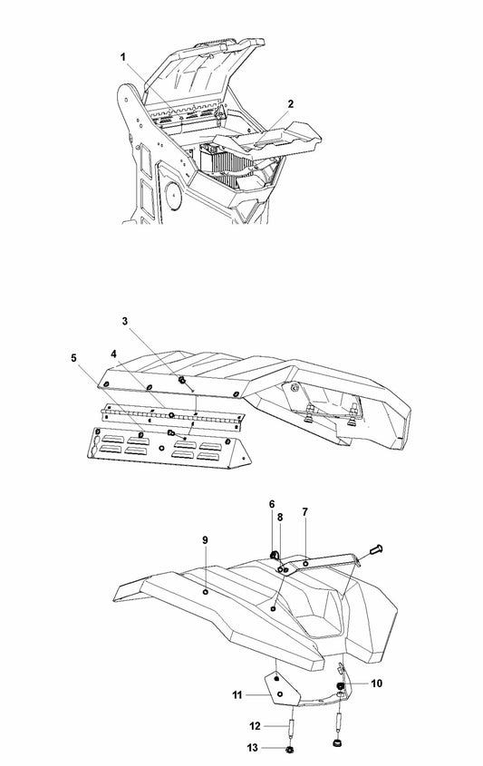 HTC T6 Plastics Assembly-2 Parts