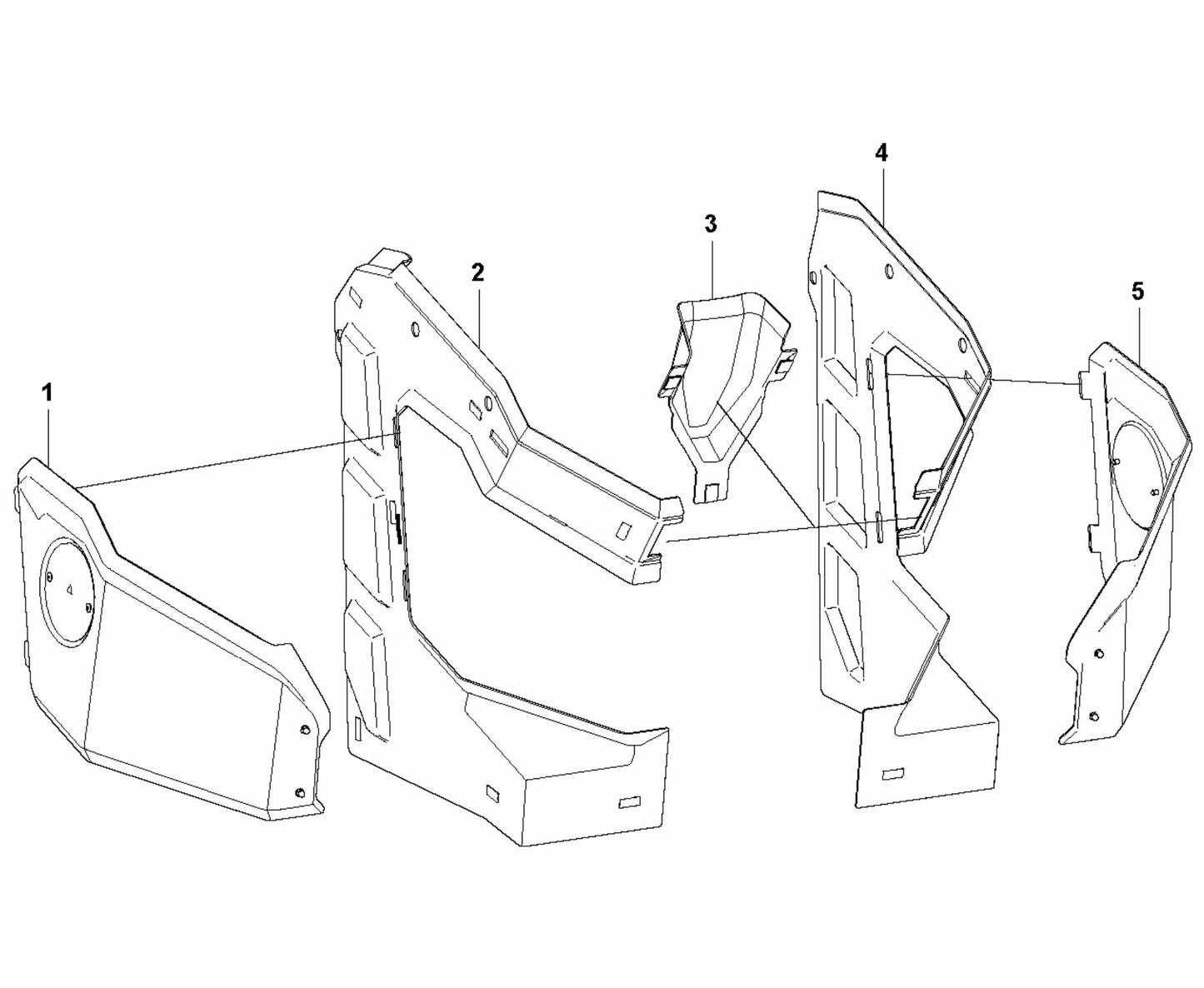 HTC T6 Plastics Assembly-3 Parts