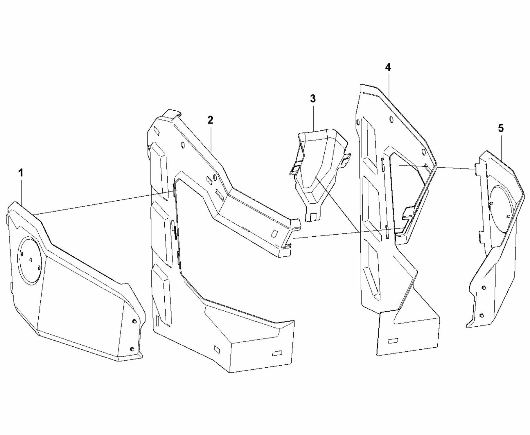 HTC T6 Plastics Assembly-3 Parts