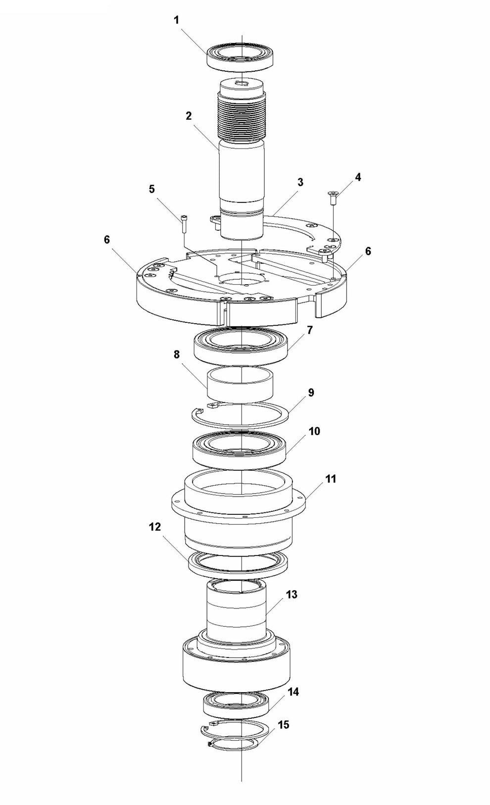 HTC T6 Center Hub Assembly Parts