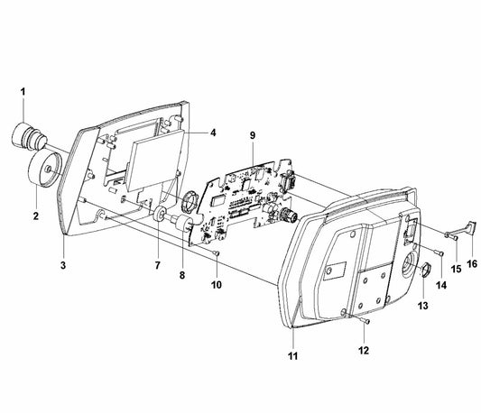 HTC T6 Control Panel Assembly-2 Parts