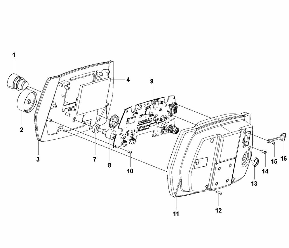 HTC T6 Control Panel Assembly-2 Parts