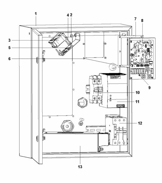 HTC T6 Electrical Cabinet Assembly Parts