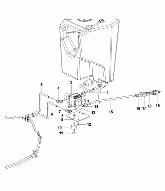 HTC T6 Mist Pump Assembly Parts