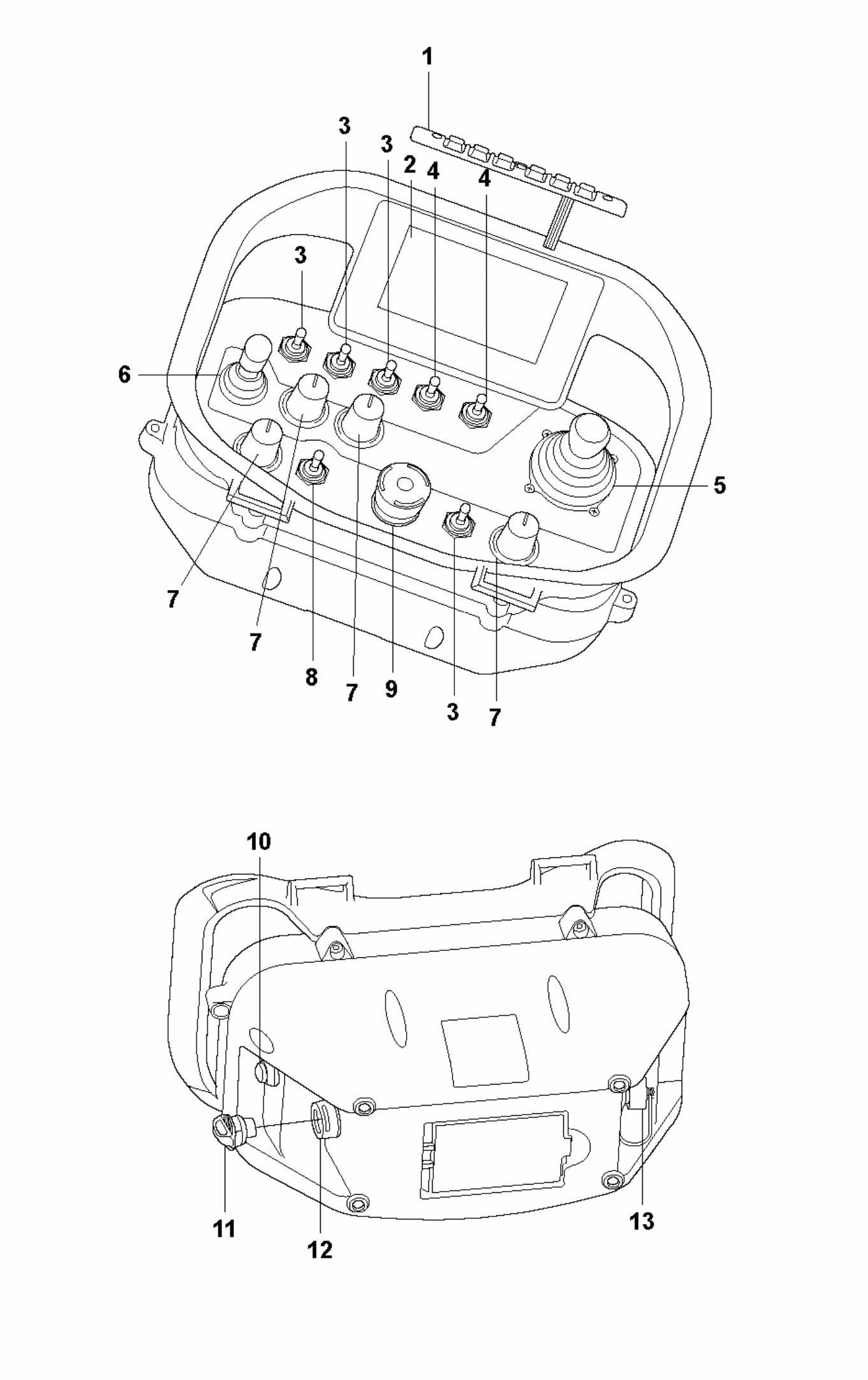 HTC T6 Remote Control Assembly-1 Parts