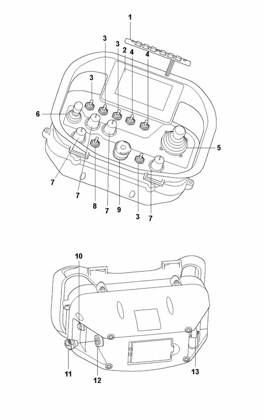 HTC T6 Remote Control Assembly-1 Parts
