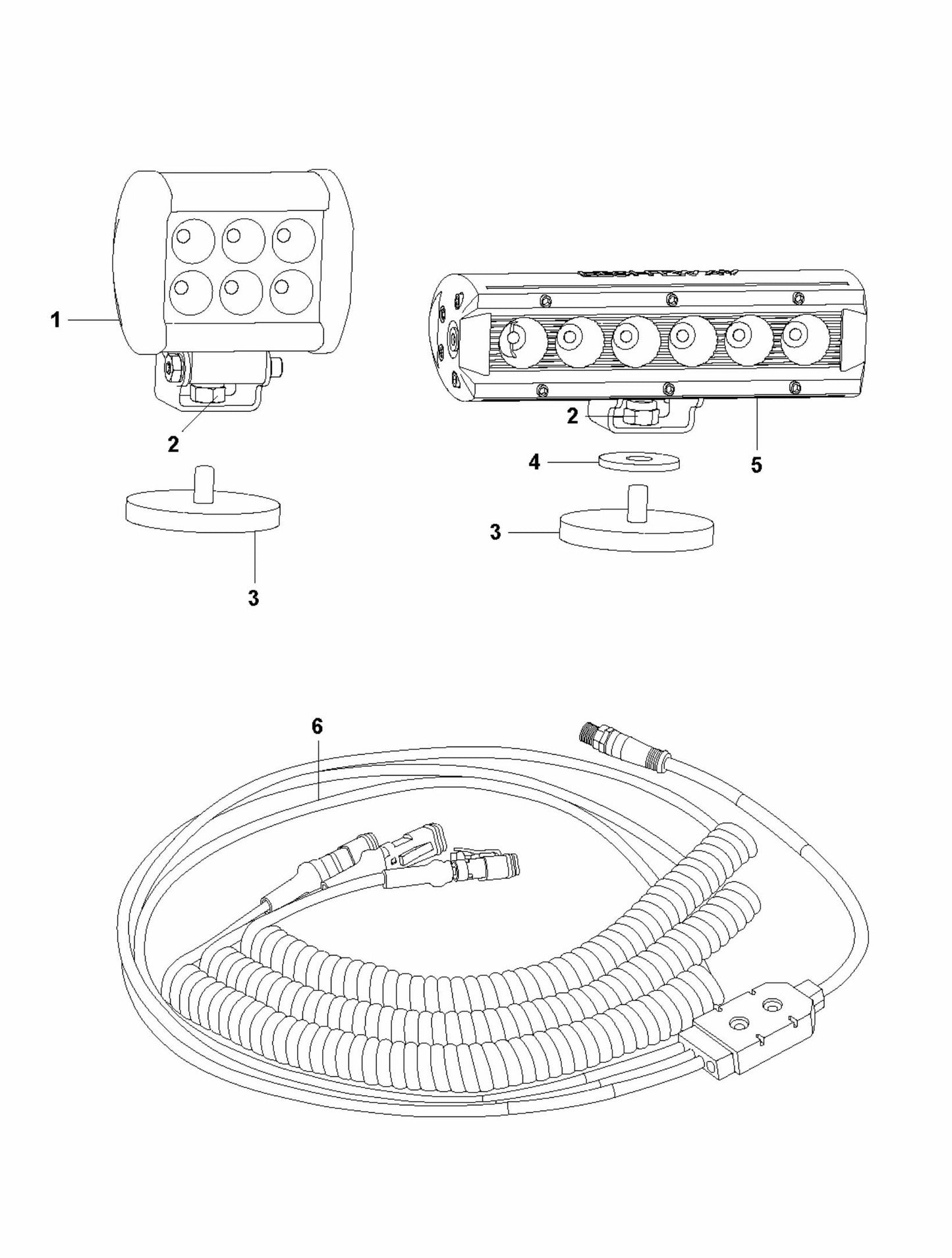 HTC T6 Light Kit Assembly Parts