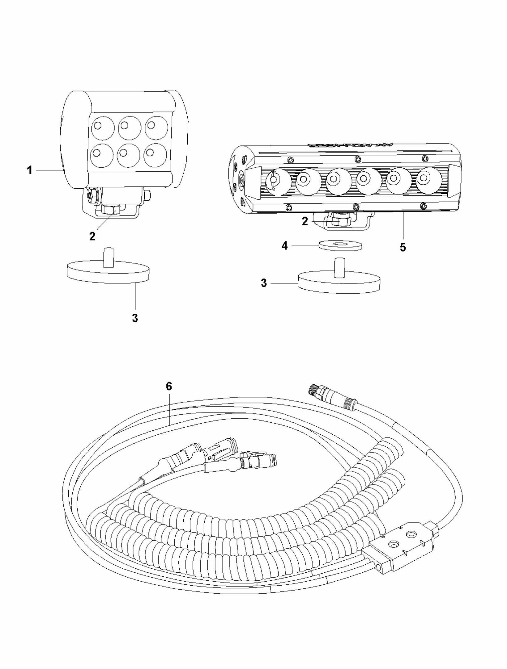HTC T6 Light Kit Assembly Parts
