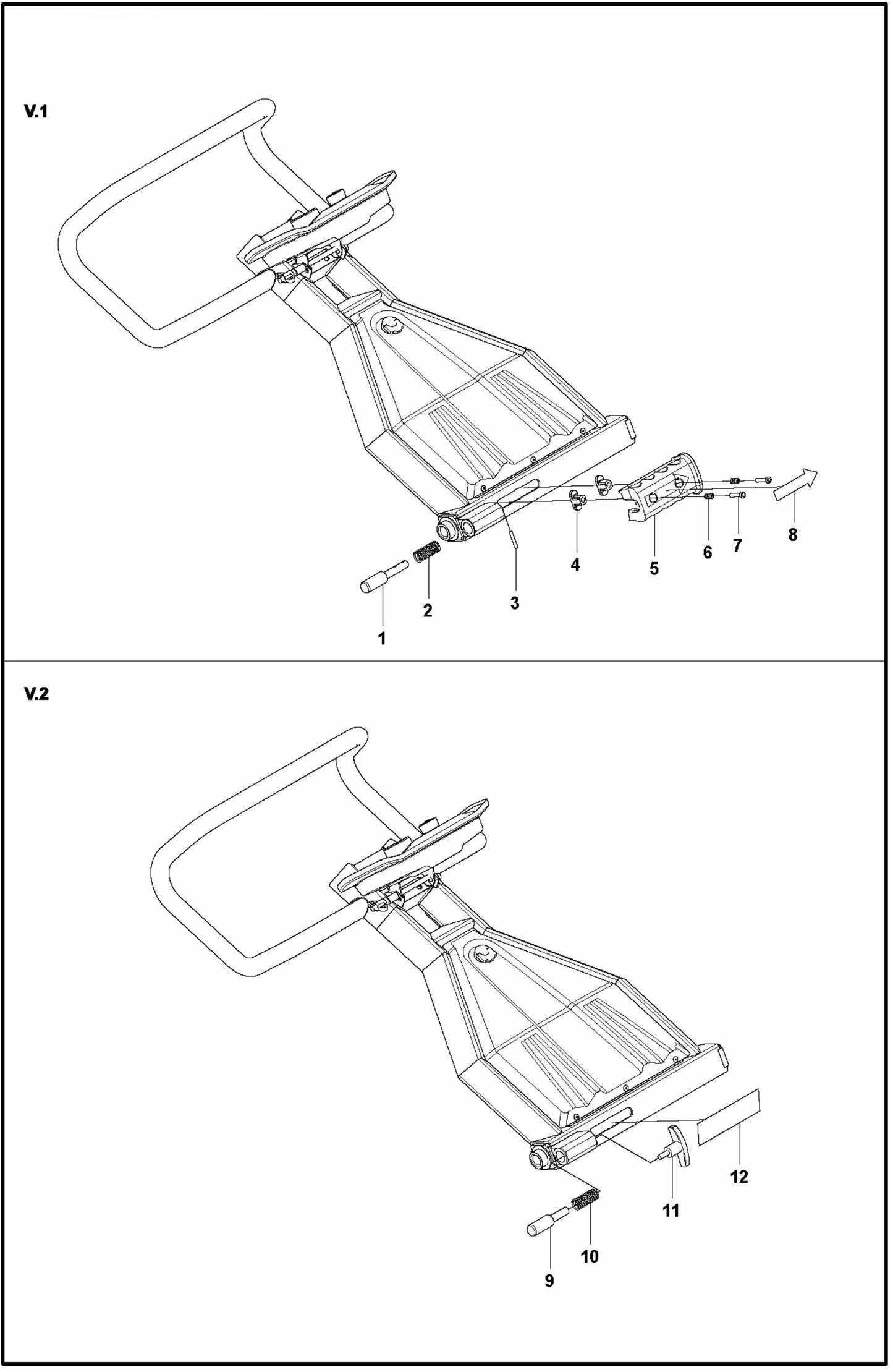 HTC T6 Pull Handle Assembly Parts