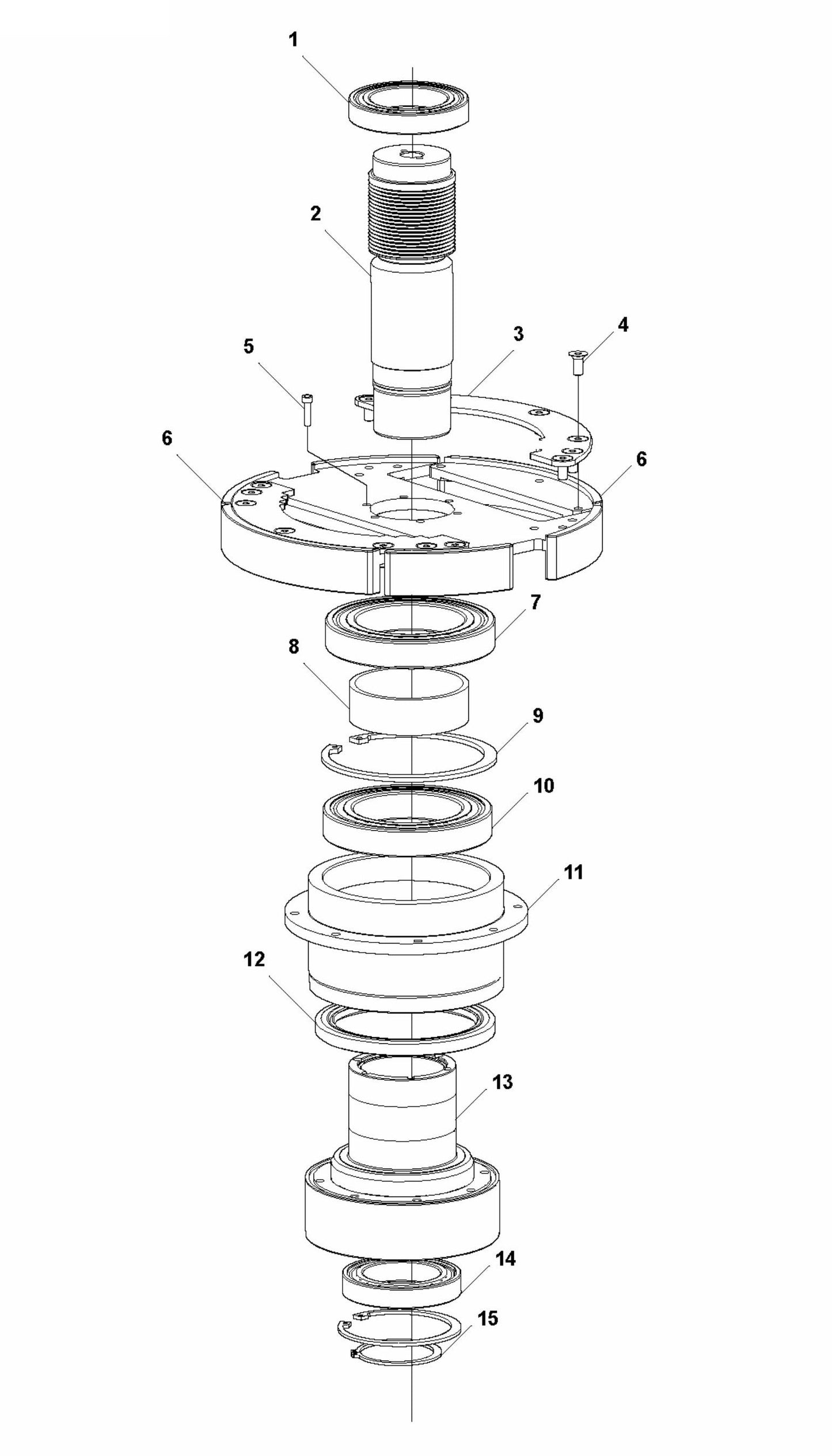 HTC T8 Center Hub Assembly Parts