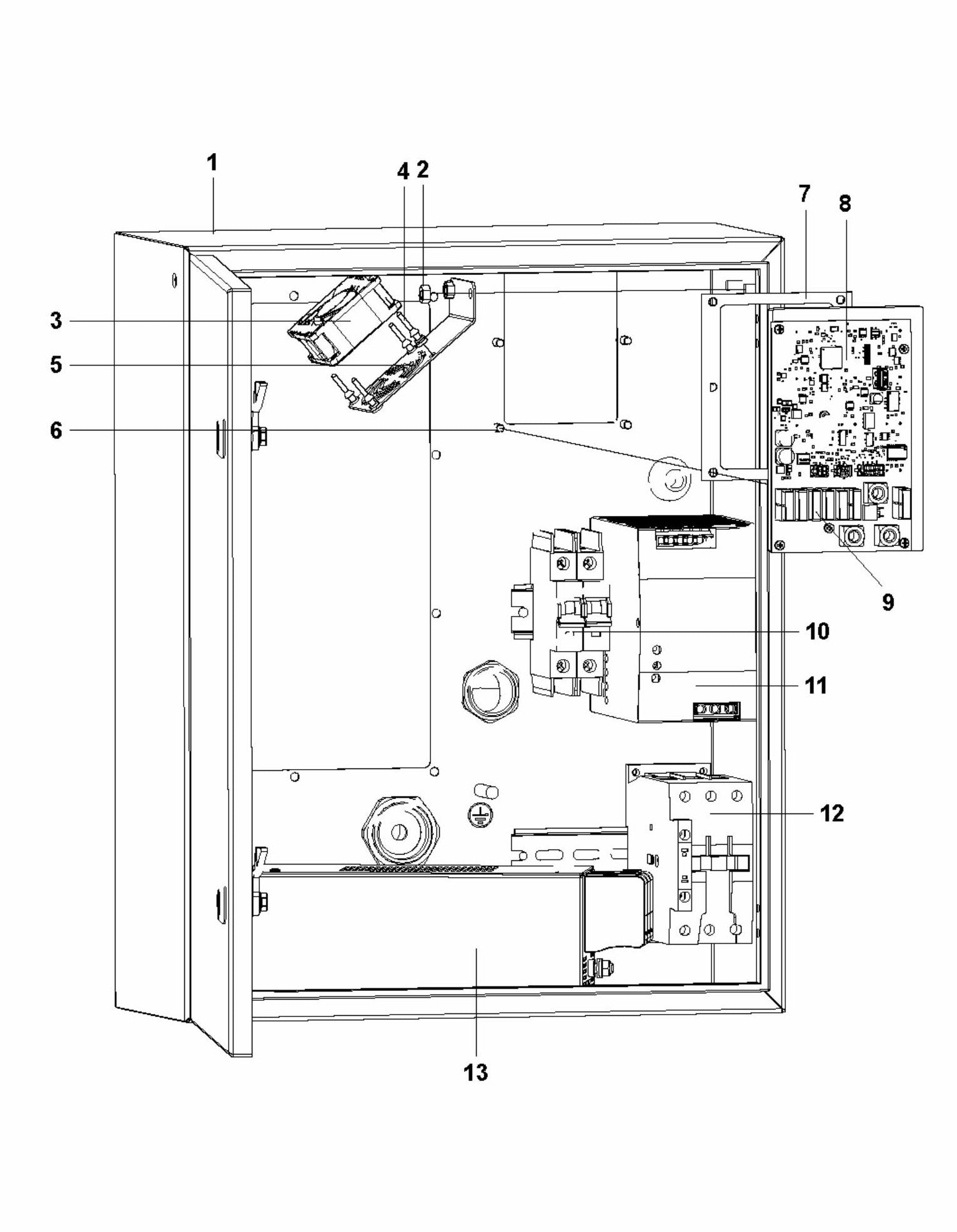 HTC T8 Electrical Cabinet Assembly Parts
