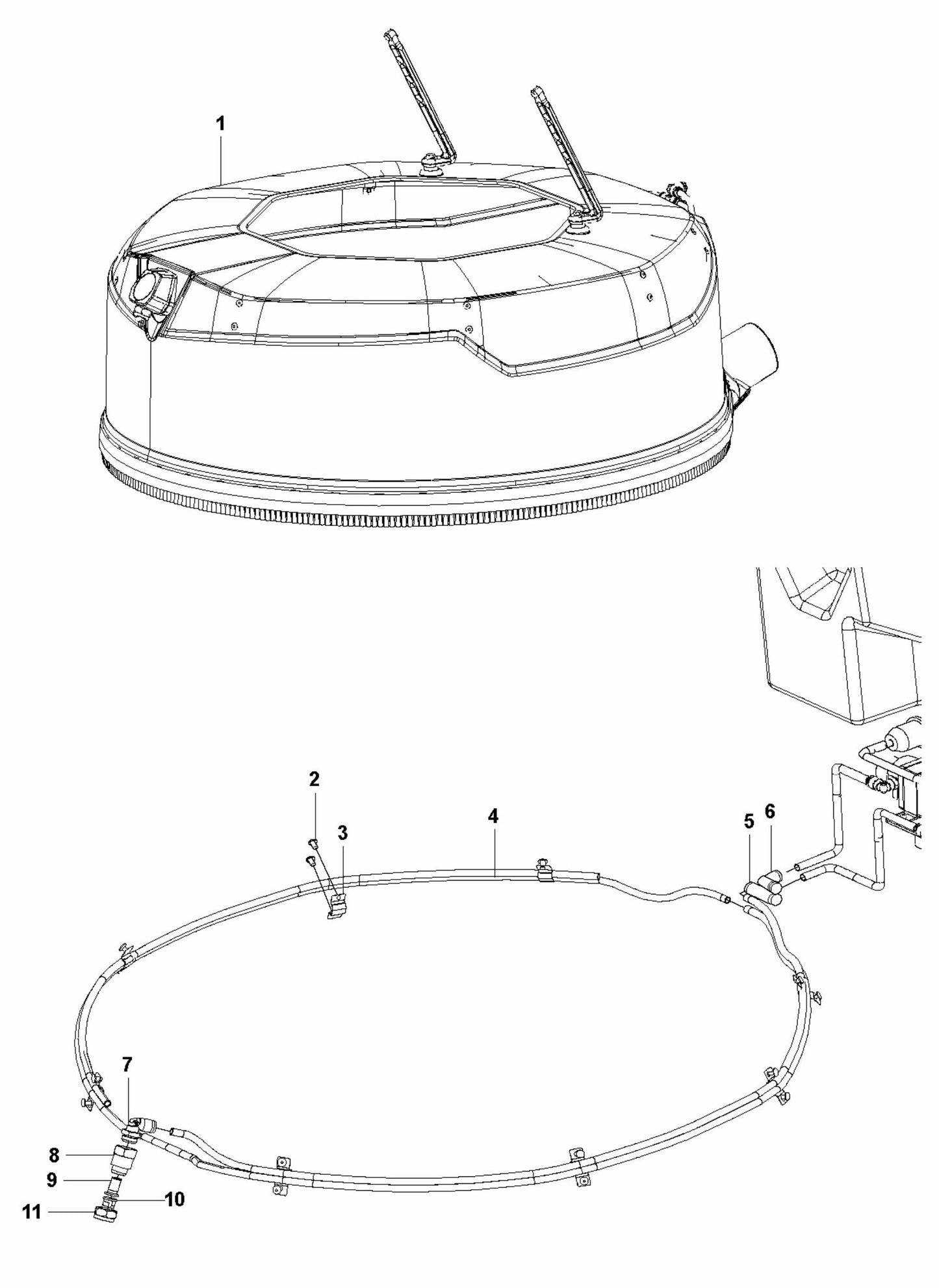 HTC T8 Grinding Cover Assembly Parts