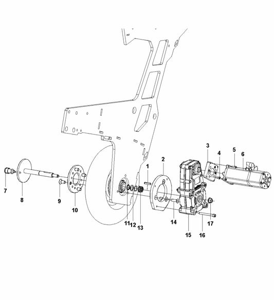 HTC T8 Drive Motor Assembly V.1 Parts