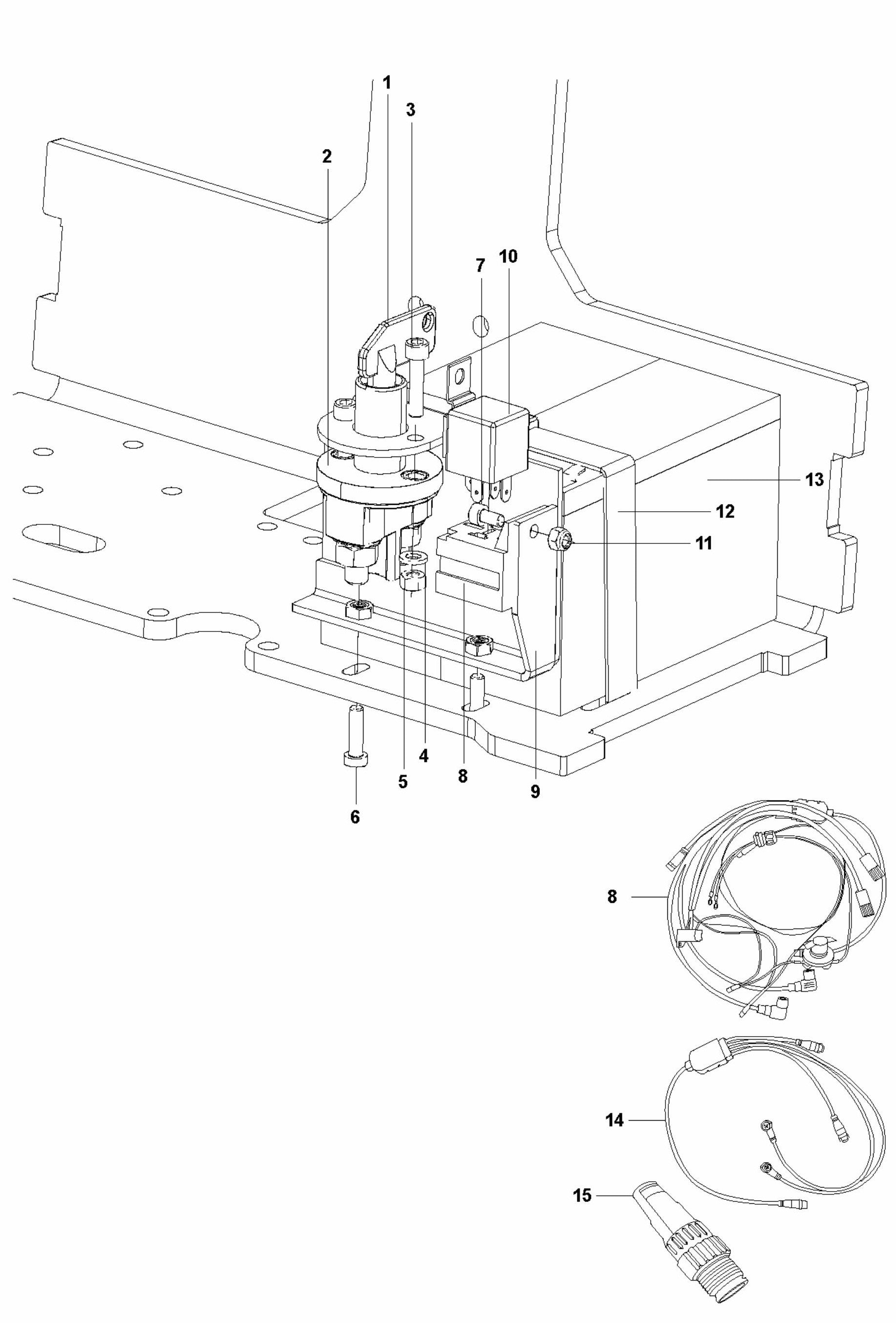 HTC T8 Battery V.1 Assembly Parts