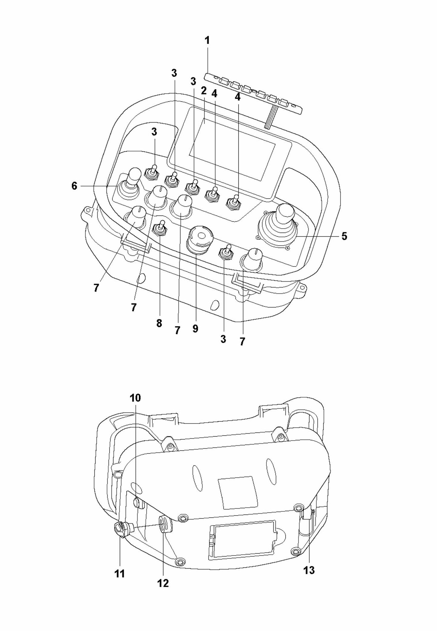 HTC T8 Remote Control Assembly-1 Parts