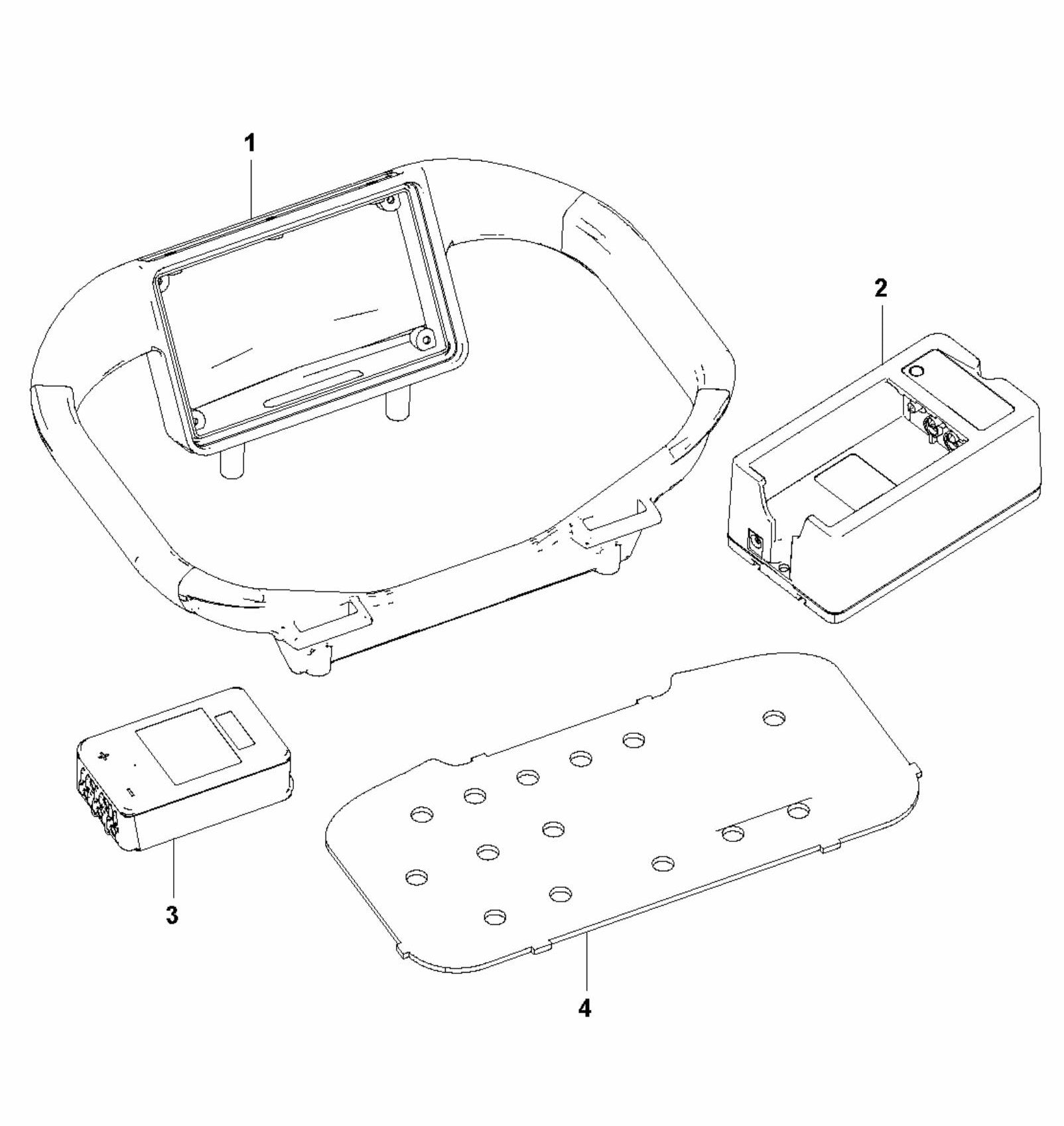 HTC T8 Remote Control Assembly-2 Parts