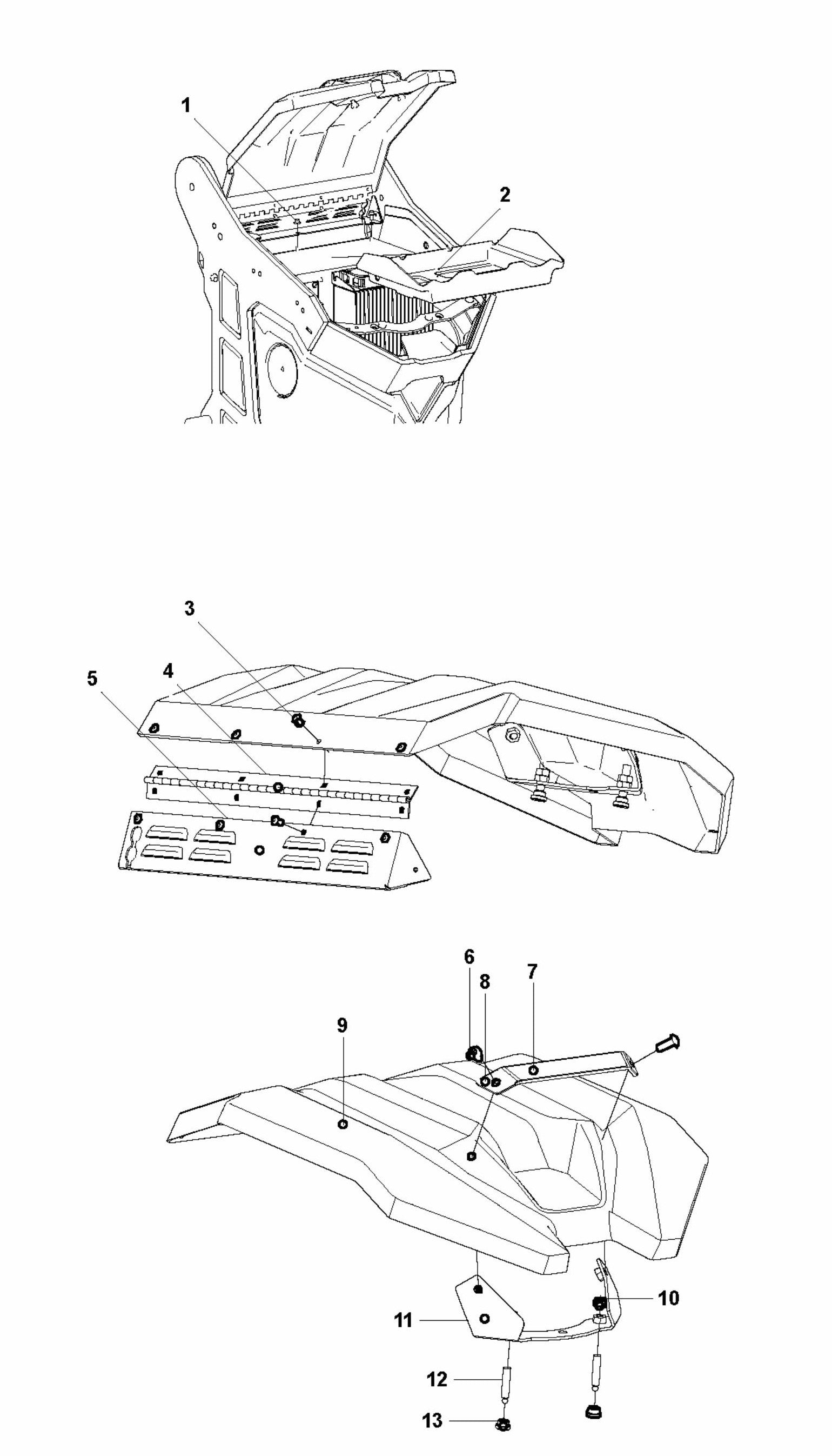 HTC X6 Plastics Assembly-2 Parts