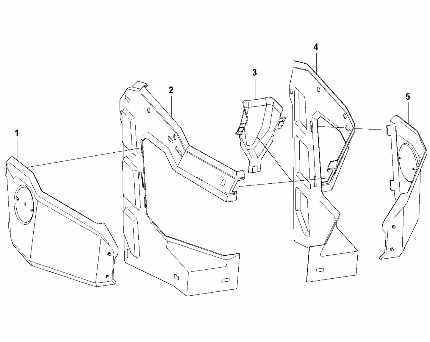 HTC X6 Plastics Assembly-3 Parts