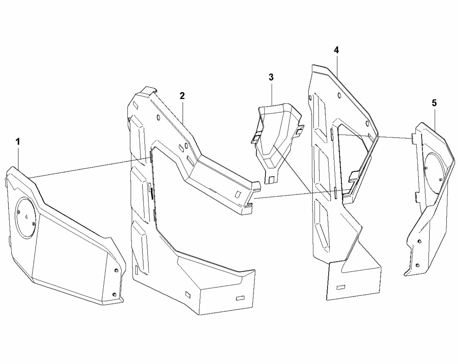 HTC X6 Plastics Assembly-3 Parts