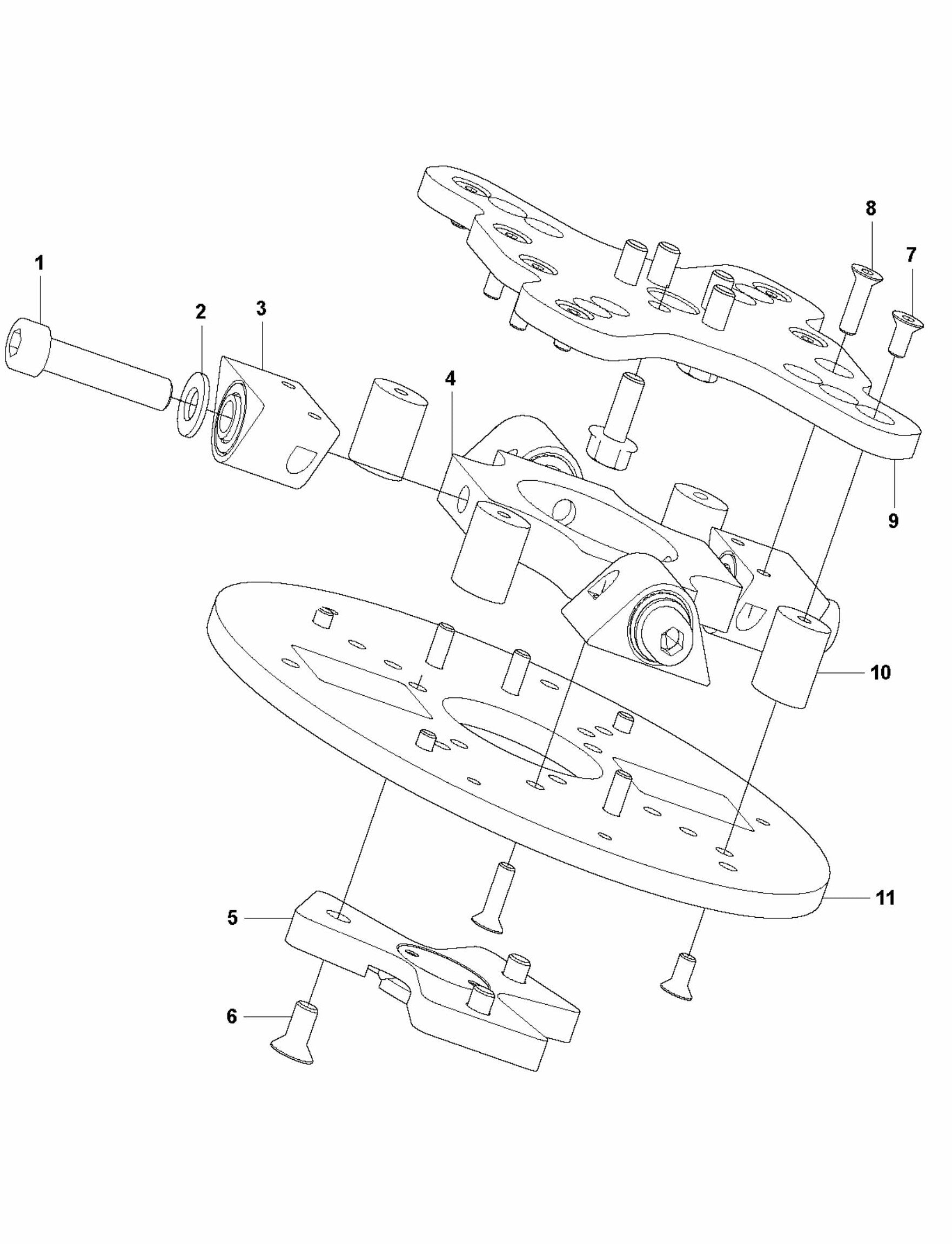 HTC X6 Grinding Holder Assembly Parts