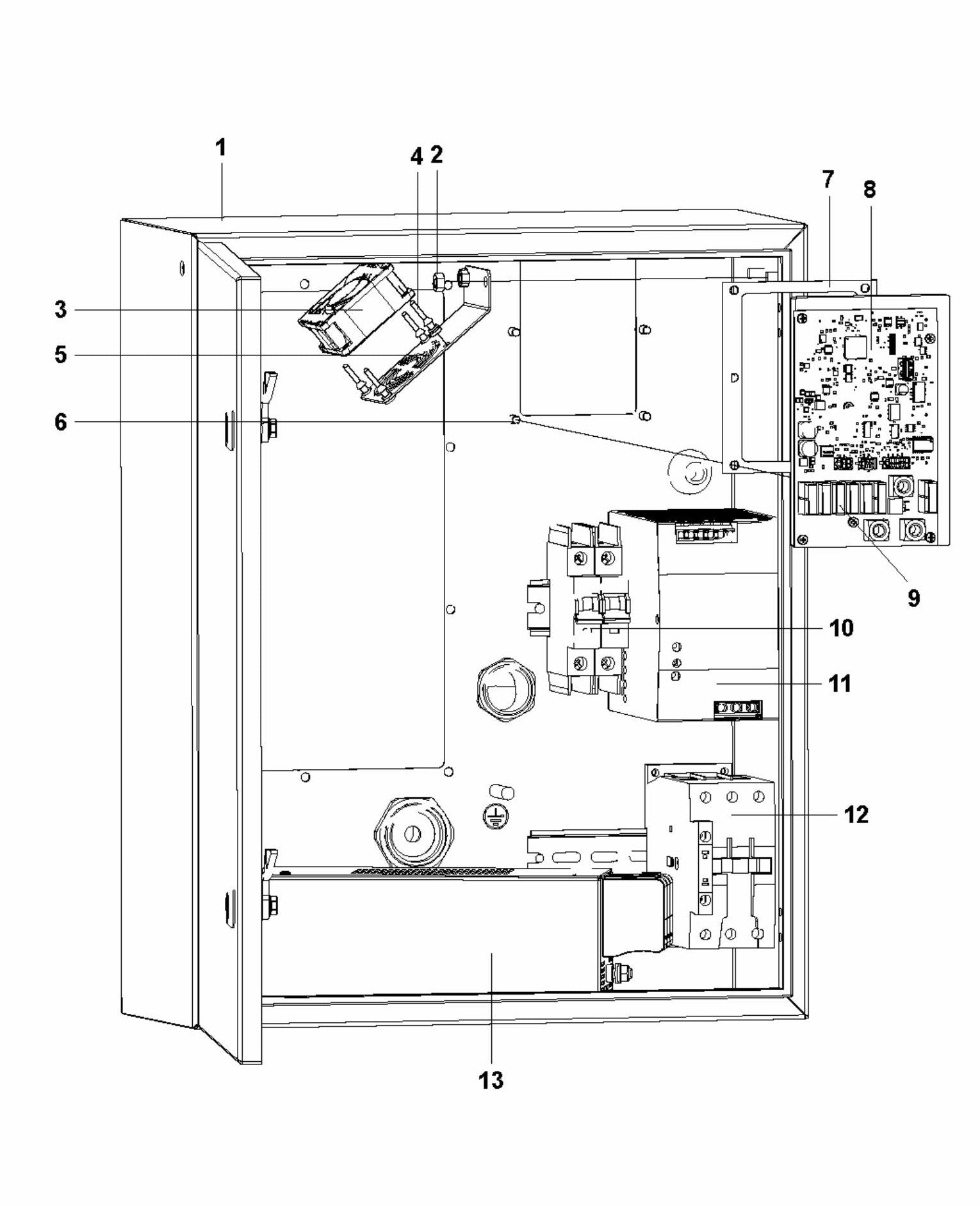 HTC X6 Electrical Cabinet Assembly Parts