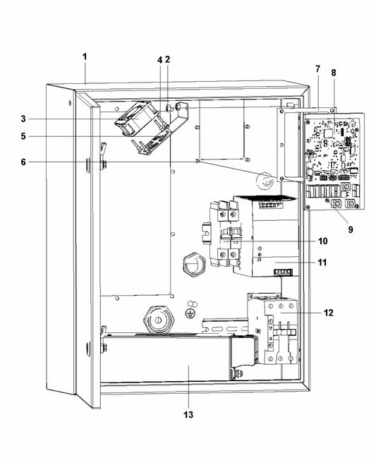 HTC X6 Electrical Cabinet Assembly Parts