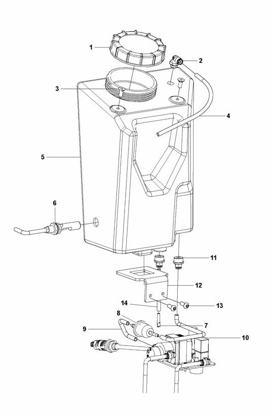 HTC X6 Water Tank Assembly Parts