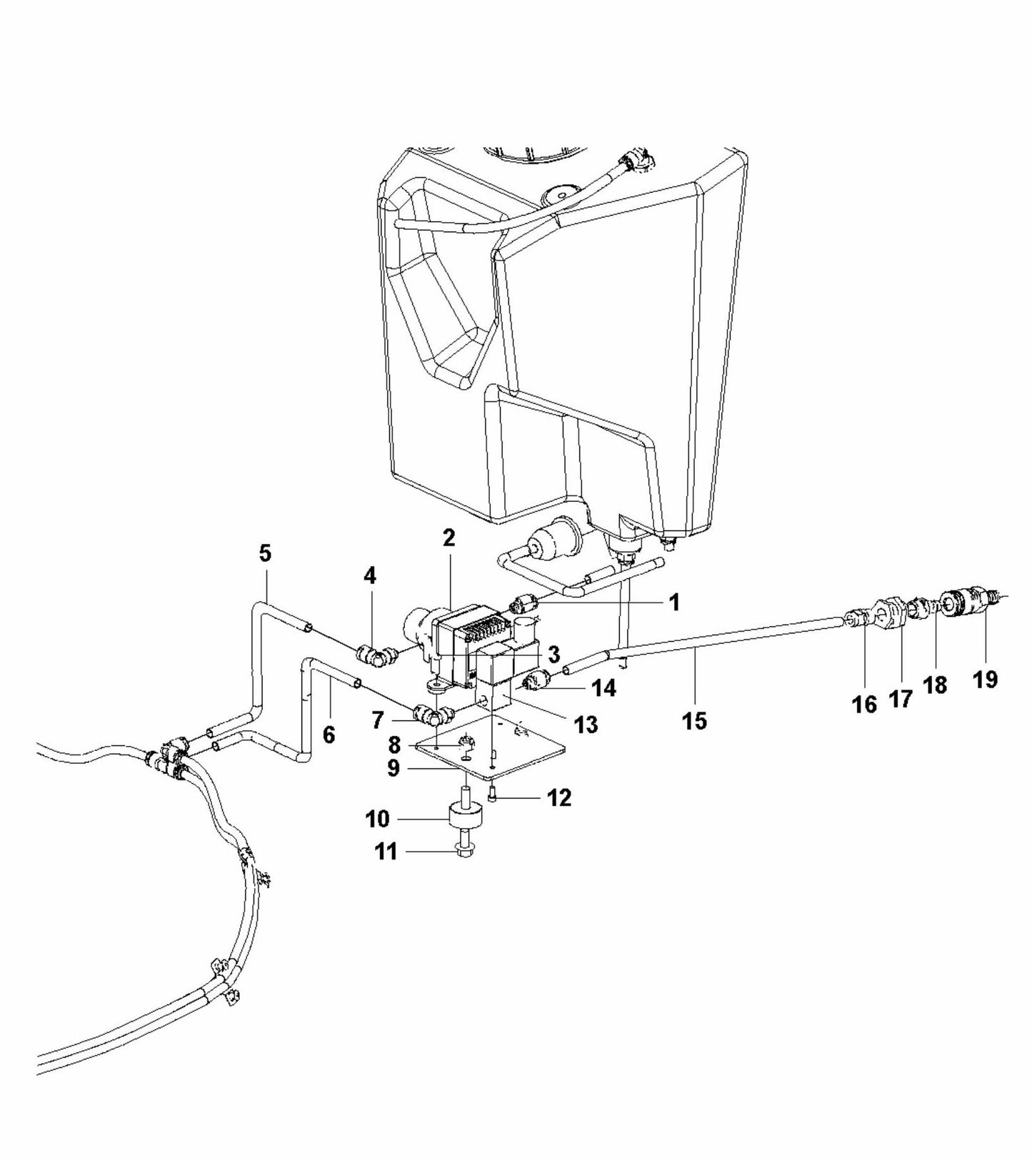 HTC X6 Mist Pump Assembly Parts