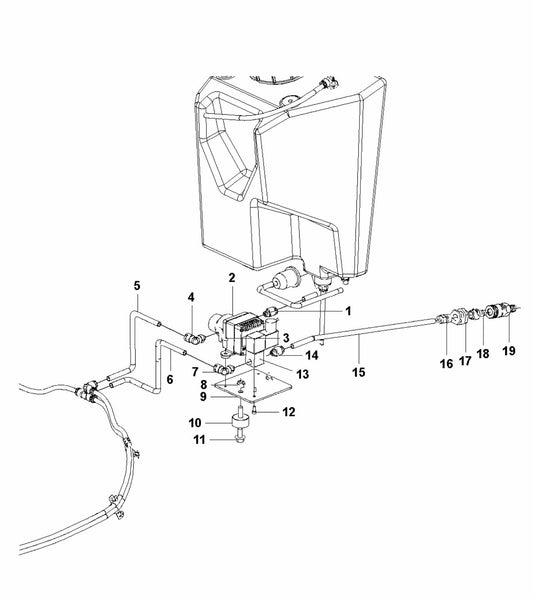 HTC X6 Mist Pump Assembly Parts