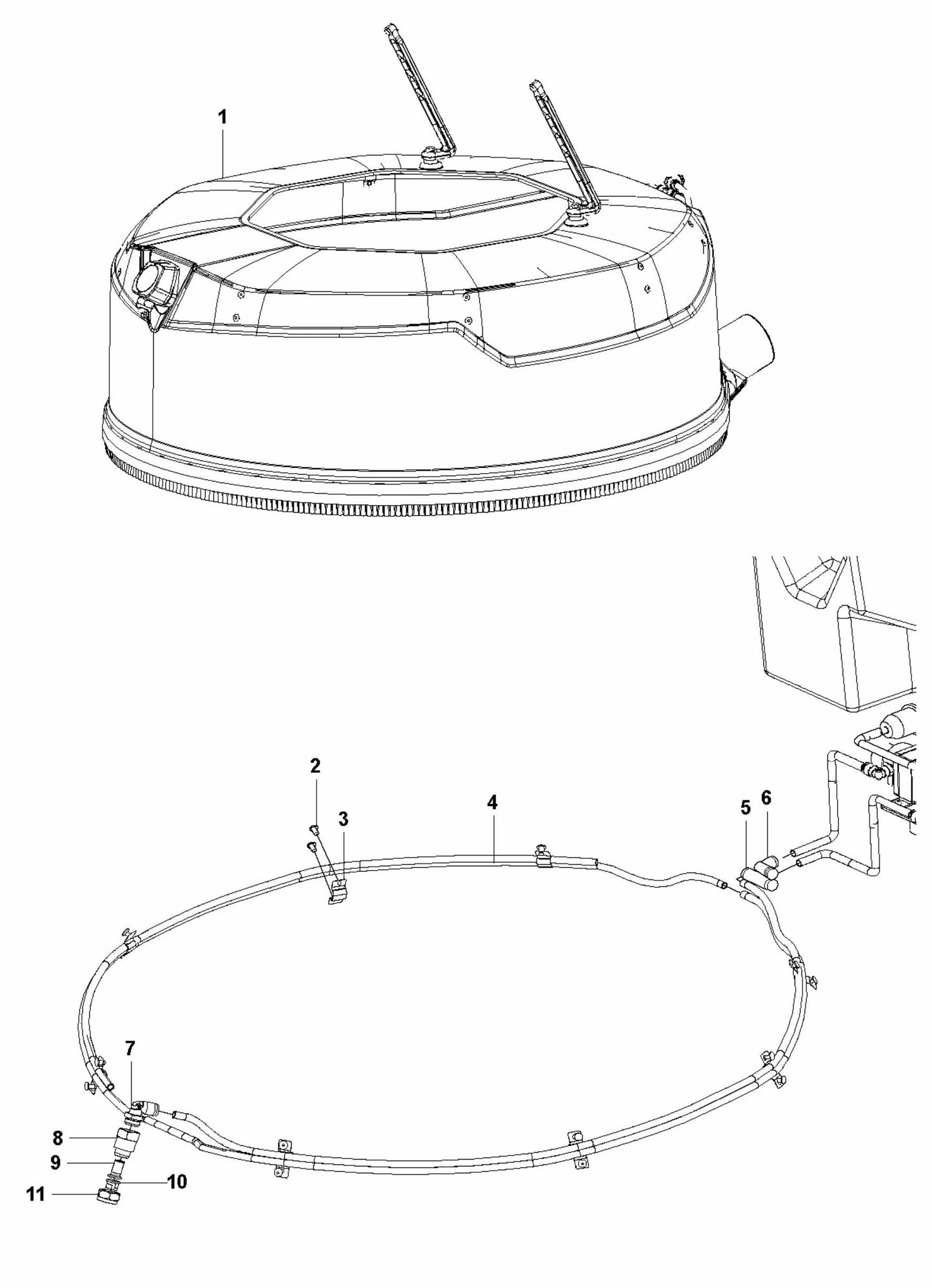HTC X6 Grinding Cover Assembly Parts