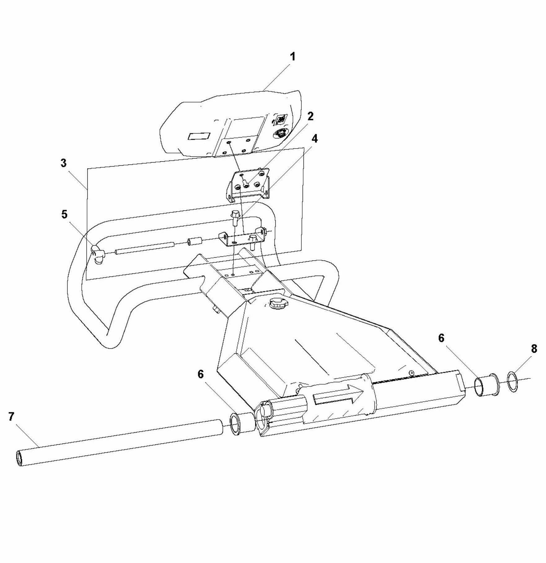 HTC X6 Control Panel Assembly-1 Parts