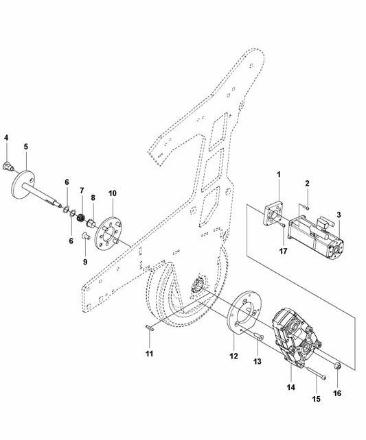 HTC X6 Drive Motor Assembly V.2 Parts