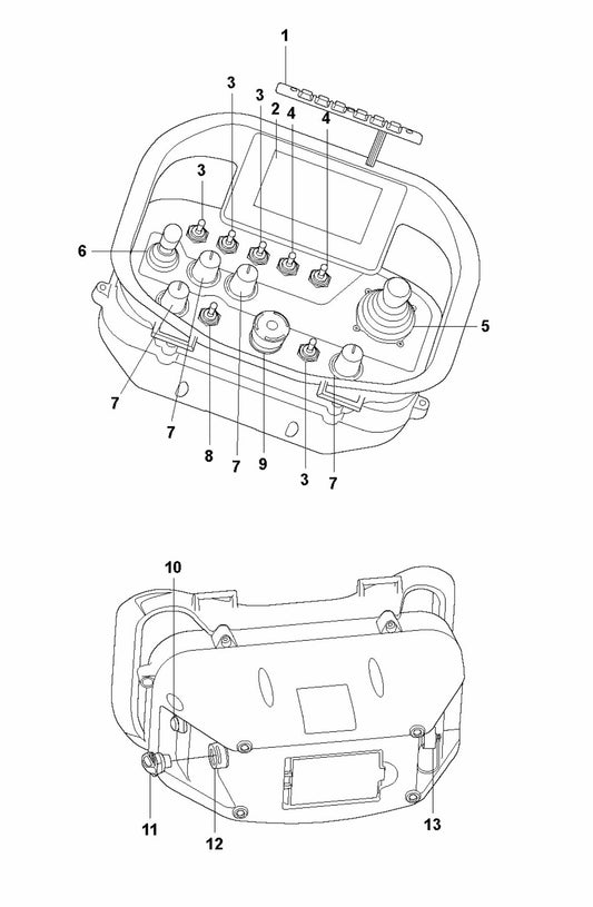 HTC X6 Remote Control Assembly-1 Parts
