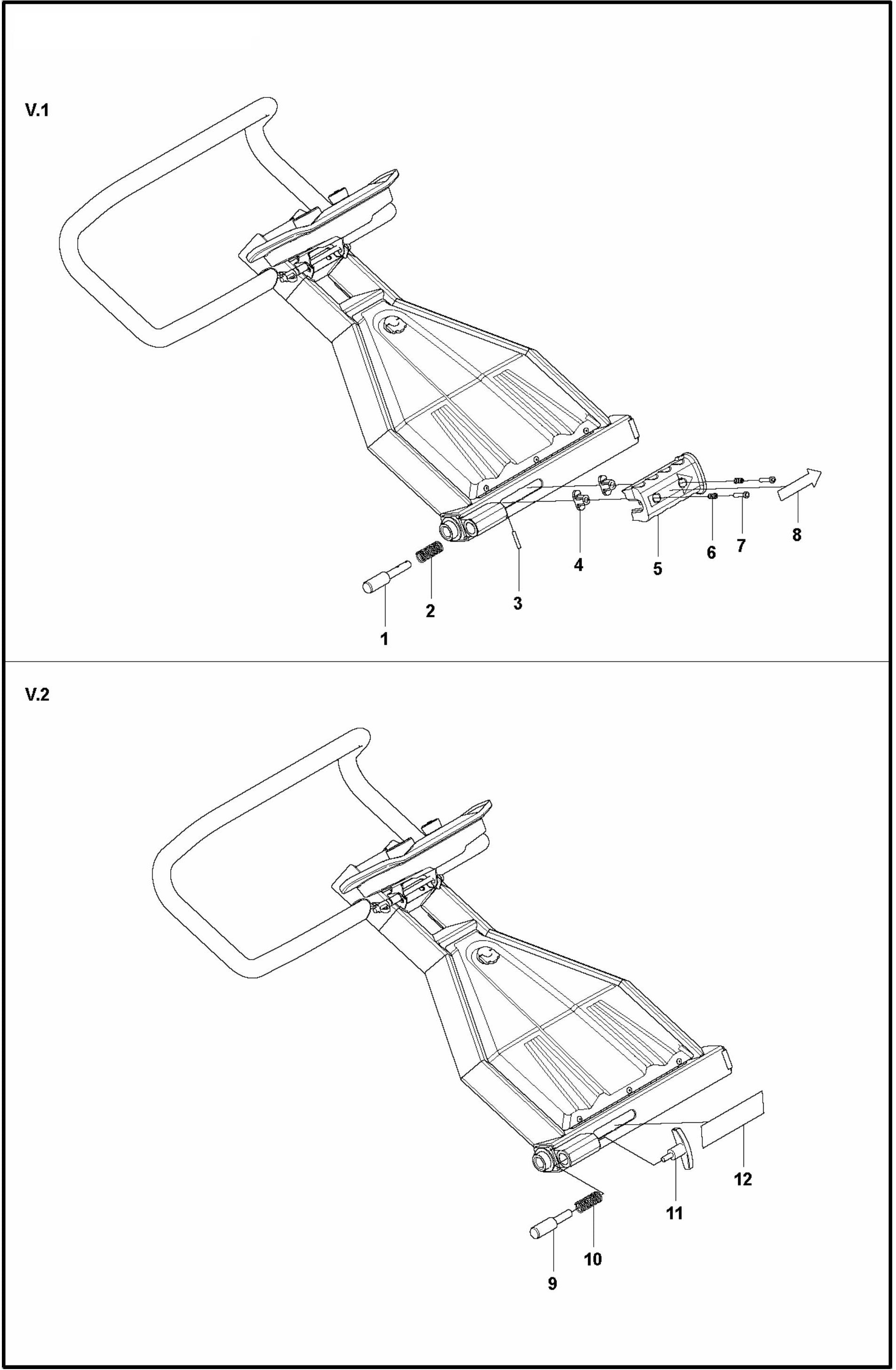 HTC X6 Pull Handle Assembly Parts