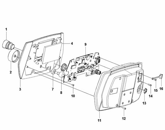 HTC X8 Control Panel Assembly-2 Parts