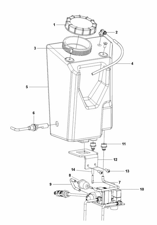 HTC X8 Water Tank Assembly Parts