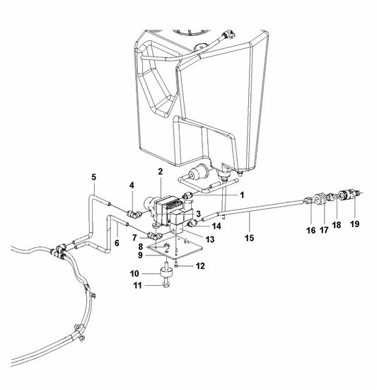 HTC X8 Mist Pump Assembly Parts