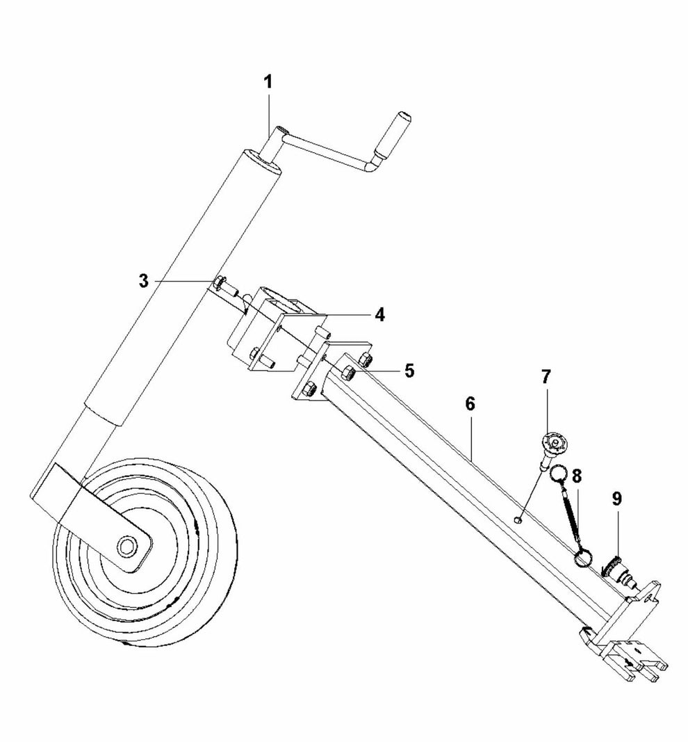 HTC X8 Support Wheel Assembly Parts