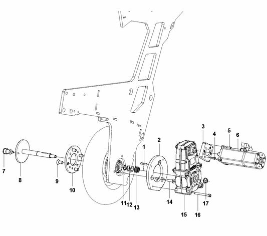HTC X8 Drive Motor Assembly V.1 Parts