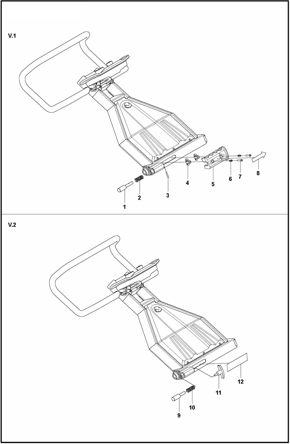 HTC X8 Pull Handle Assembly Parts