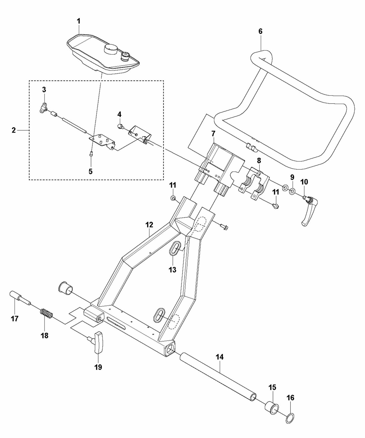 HTC XP6 Handle Assembly Parts