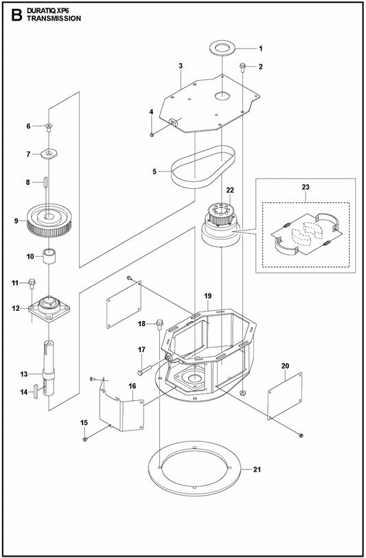 HTC XP6 Transmission Assembly Parts
