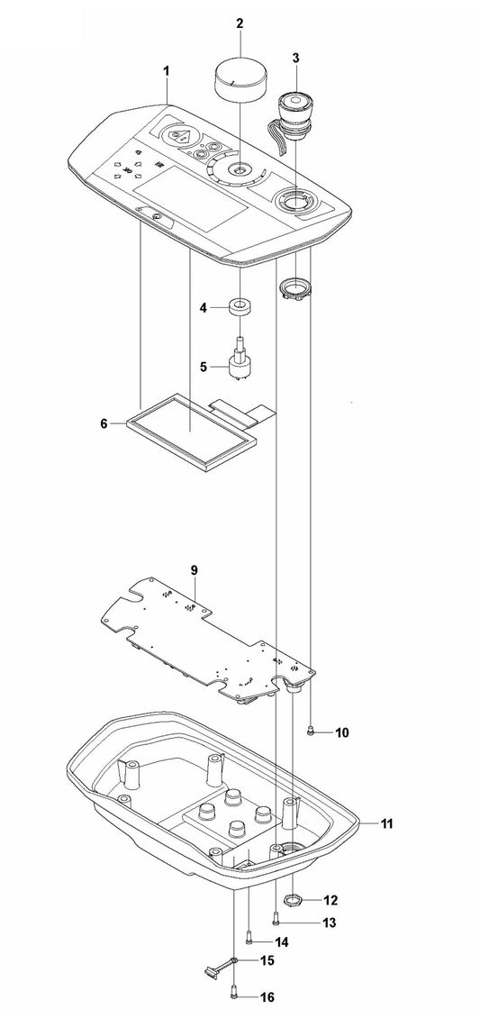 HTC XP6 Control Panel Assembly Parts