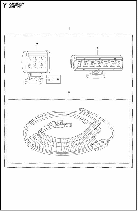 HTC XP6 Light Kit Assembly Parts