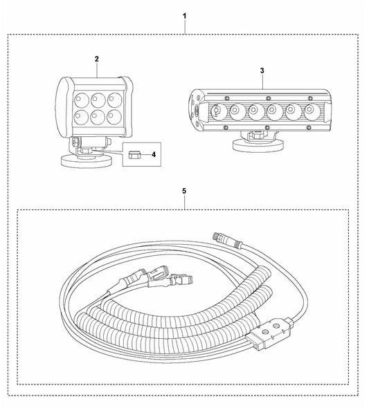 HTC XP6 Light Kit Assembly Parts