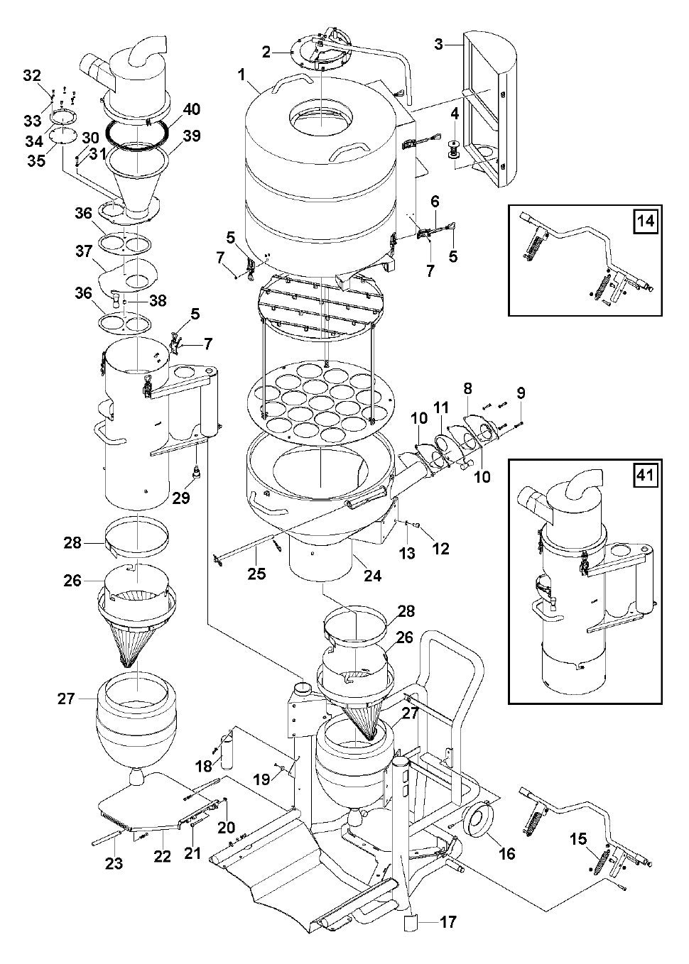 HTC D80 Chassis Assembly-2 Parts
