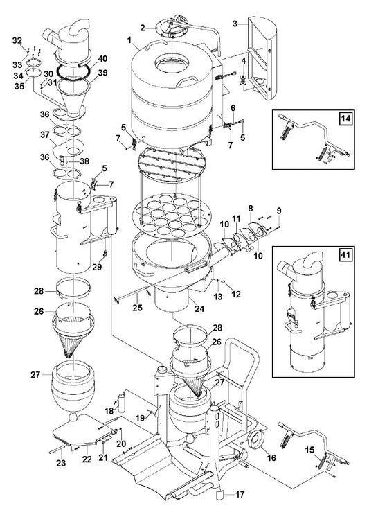 HTC D80 Chassis Assembly-2 Parts