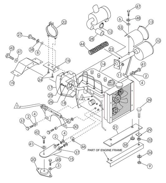 HTH-Series Engine (Vanguard) Assembly-1 Parts By Multiquip Whiteman